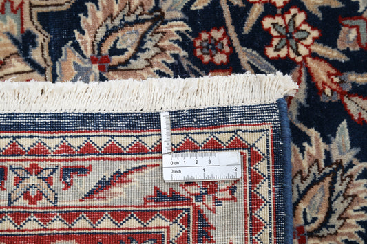 New Traditional Heritage Hand Knotted Wool Rug - 6'6'' x 8'0'' 6' 6" x 8' 0" (198 x 244) / Blue / Wool