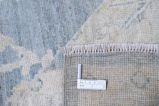 New Traditional Oushak Hand Knotted Wool Rug - 6'2" x 9'9" 6' 2" x 9' 9" (188 x 297) / Grey / Wool