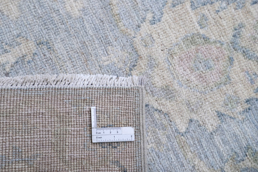 New Traditional Oushak Hand Knotted Wool Rug - 3'1" x 9'4" 3' 1" x 9' 4" (94 x 284) / Grey / Wool