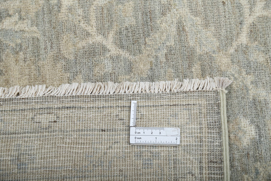 New Traditional Serenity Hand Knotted Wool Rug - 9'7'' x 12'10'' 9' 7" x 12' 10" (292 x 391) / Grey / Wool