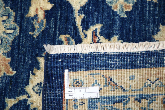 New Traditional Ziegler Hand Knotted Wool Rug - 5'9'' x 8'0'' 5' 9" x 8' 0" (175 x 244) / Blue / Wool