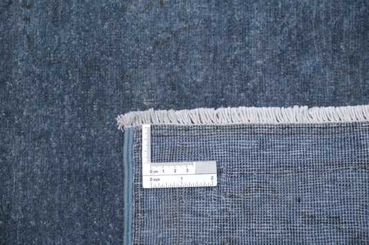 New Transitional Overdye Hand Knotted Wool Rug - 2'9'' x 10'2'' 2' 9" x 10' 2" (84 x 310) / Grey / Wool