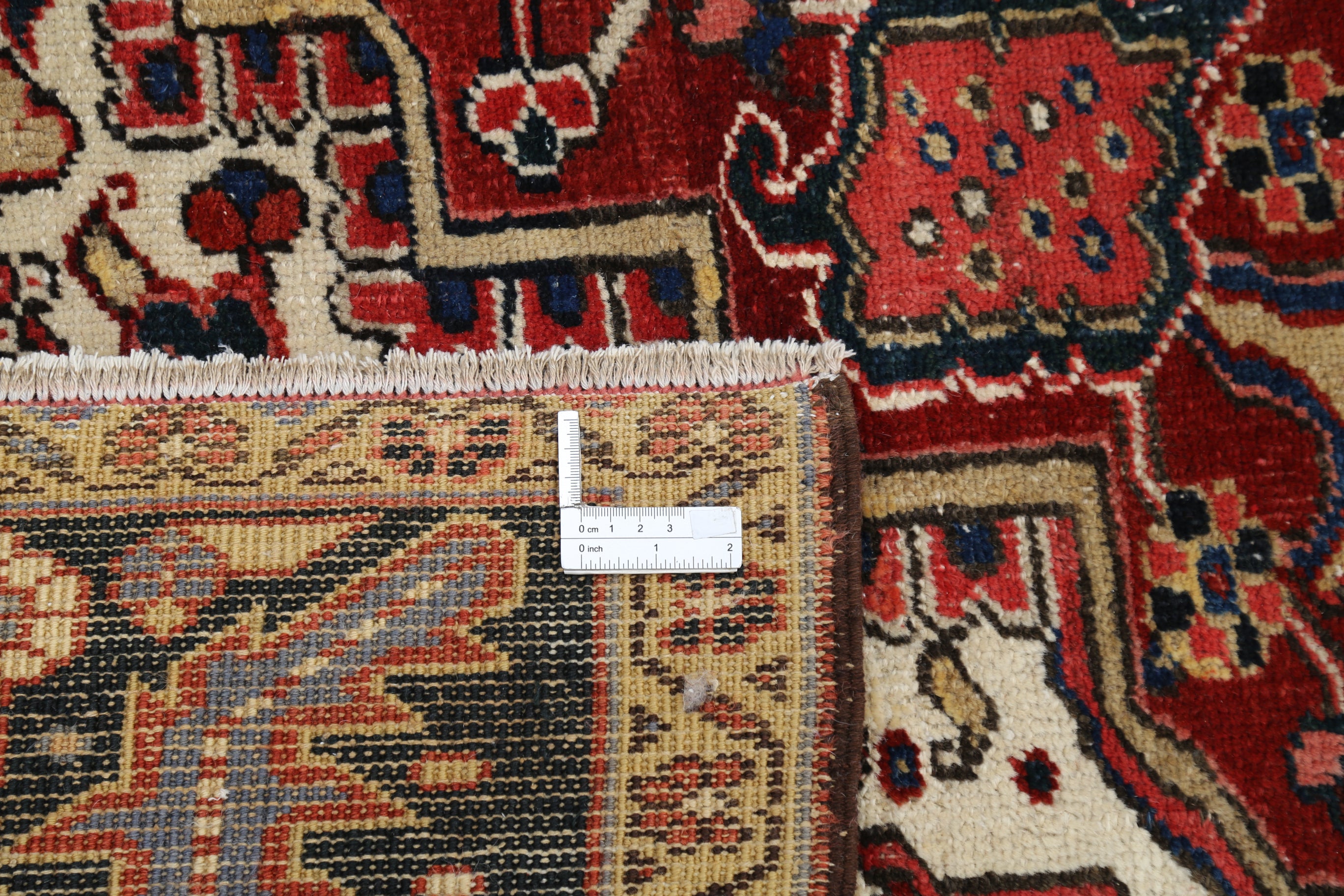 Antique Heriz Hand Knotted Wool Rug - 10'5'' x 13'8'' - Artemis Rugs