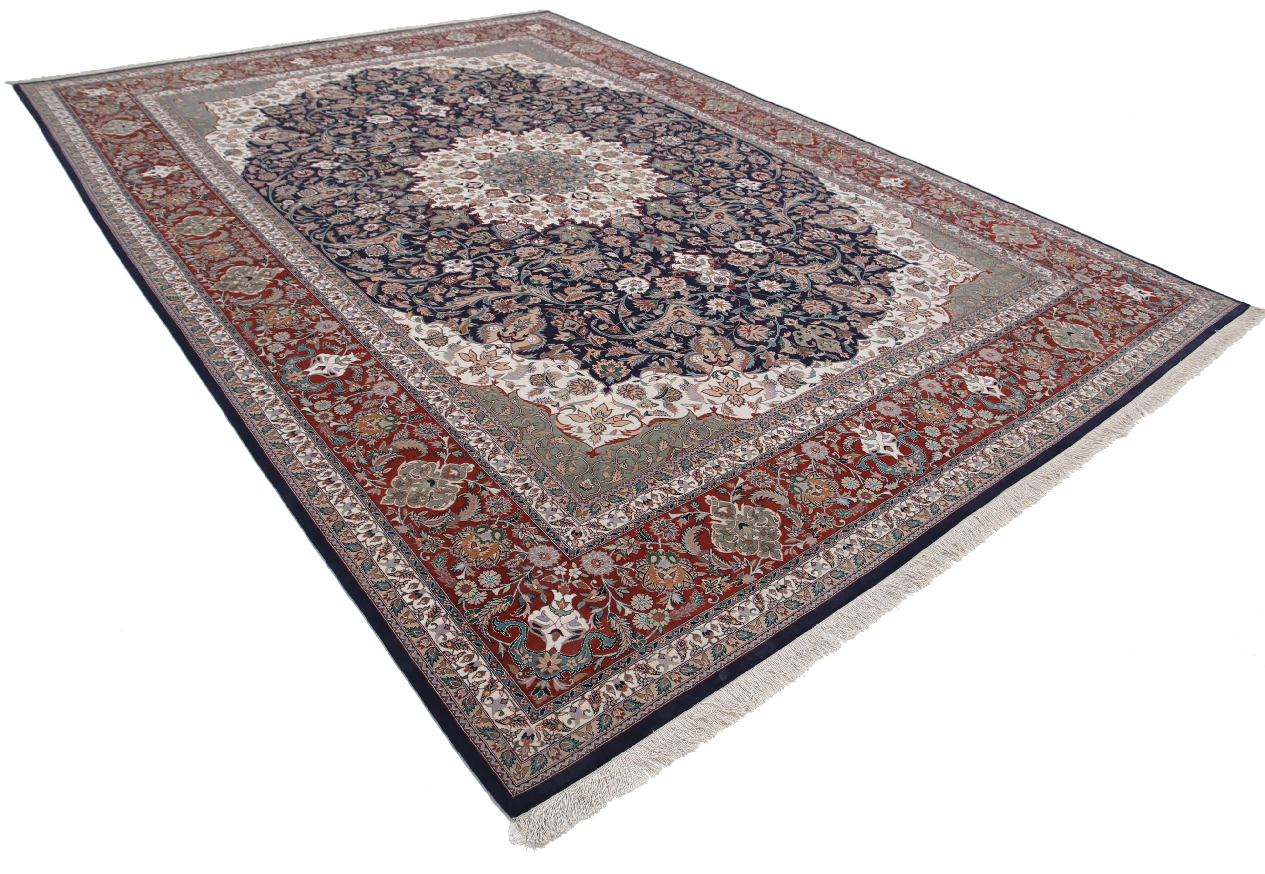 New Heritage Hand Knotted Wool Rug - 10'0'' x 14'1'' - Artemis Rugs