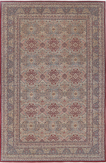 New Traditional Heritage Hand Knotted Wool Rug - 12'0'' x 18'3'' 12' 0" x 18' 3" (366 x 556) / Red / Wool