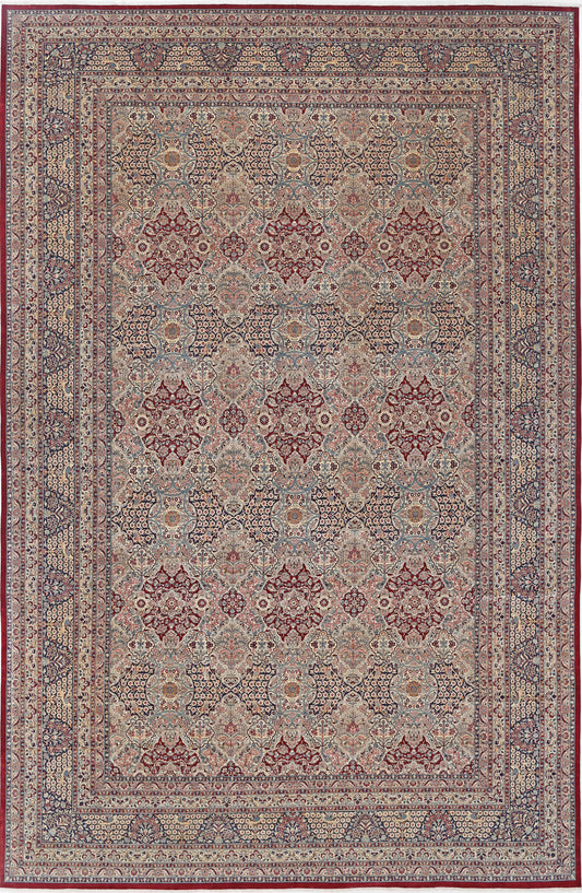 New Traditional Heritage Hand Knotted Wool Rug - 12'0'' x 18'3'' 12' 0" x 18' 3" (366 x 556) / Red / Wool