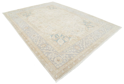 New Traditional Heritage Hand Knotted Wool Rug - 8'11'' x 12'1'' 8' 11" x 12' 1" (272 x 368) / Ivory / Wool