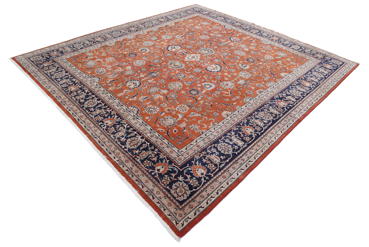 New Traditional Heritage Hand Knotted Wool Rug - 8'5'' x 9'3'' 8' 5" x 9' 3" (257 x 282) / Red / Wool