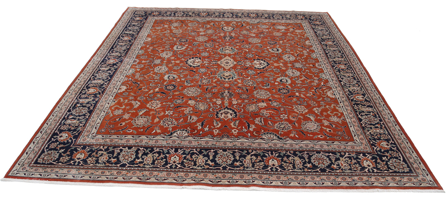 New Traditional Heritage Hand Knotted Wool Rug - 8'5'' x 9'3'' 8' 5" x 9' 3" (257 x 282) / Red / Wool