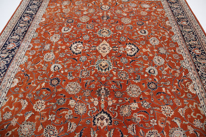 New Traditional Heritage Hand Knotted Wool Rug - 8'5'' x 9'3'' 8' 5" x 9' 3" (257 x 282) / Red / Wool