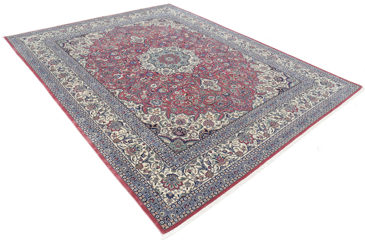 New Traditional Heritage Hand Knotted Wool Rug - 7'11'' x 10'1'' 7' 11" x 10' 1" (241 x 307) / Pink / Wool