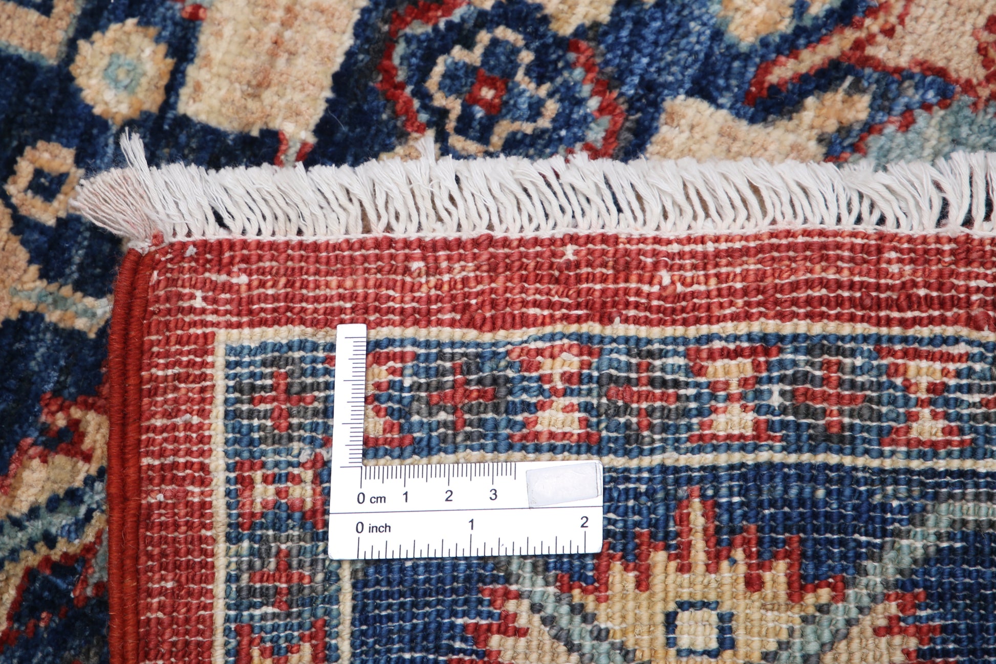 New Traditional Heriz Hand Knotted Wool Rug - 4'1'' x 5'7'' 4' 1" x 5' 7" (124 x 170) / Blue / Wool