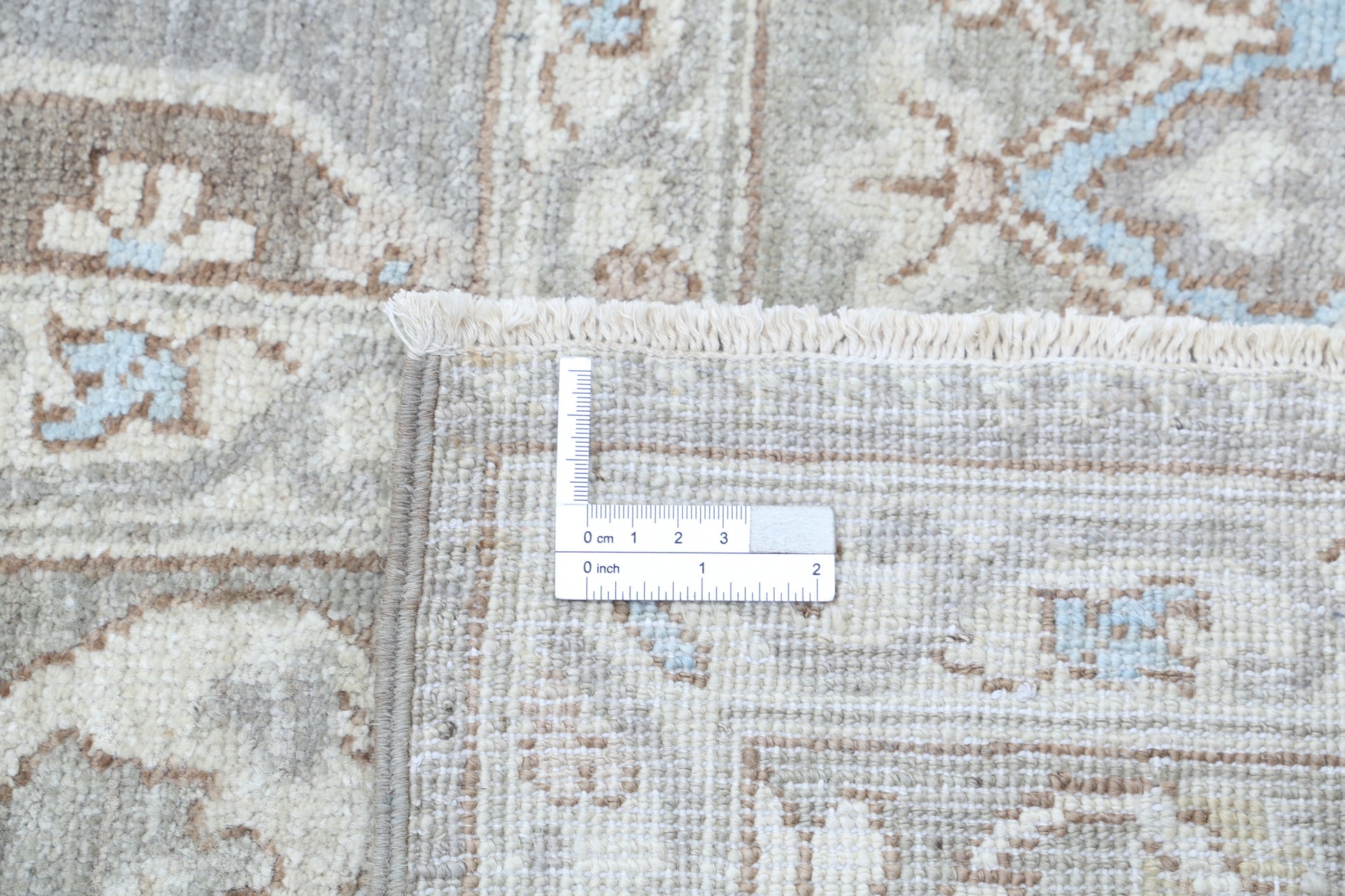 New Traditional Serenity Hand Knotted Wool Rug - 7'11'' x 9'9'' 7' 11" x 9' 9" (241 x 297) / Grey / Wool