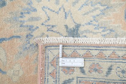 New Traditional Serenity Hand Knotted Wool Rug - 9'9'' x 12'6'' 9' 9" x 12' 6" (297 x 381) / Peach / Wool