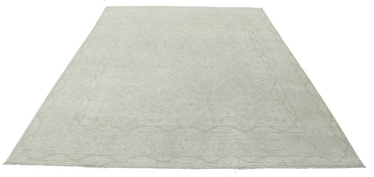 New Traditional Serenity Hand Knotted Wool Rug - 7'9'' x 9'9'' 7' 9" x 9' 9" (236 x 297) / Ivory / Wool