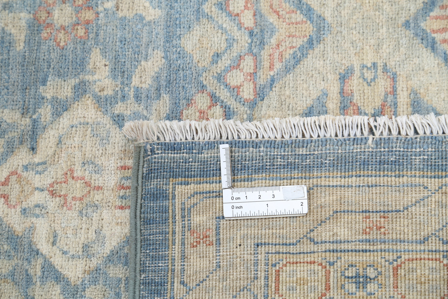 New Traditional Serenity Hand Knotted Wool Rug - 10'0'' x 13'4'' 10' 0" x 13' 4" (305 x 406) / Blue / Wool