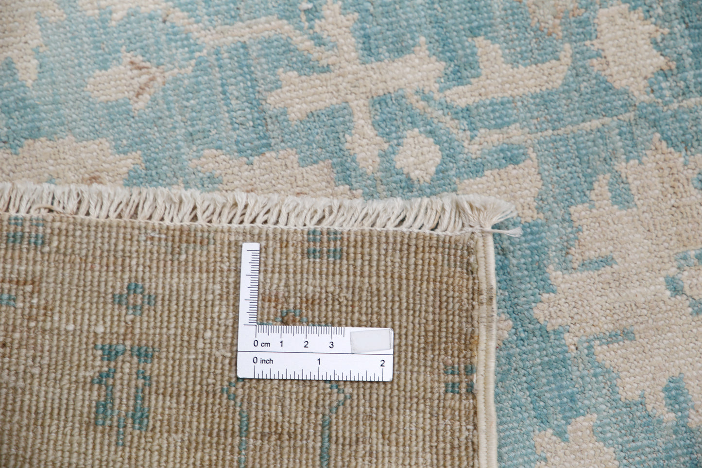 New Traditional Serenity Hand Knotted Wool Rug - 2'5'' x 9'10'' 2' 5" x 9' 10" (74 x 300) / Green / Wool