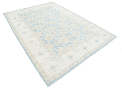 New Traditional Serenity Hand Knotted Wool Rug 6' 8" X 9' 5"