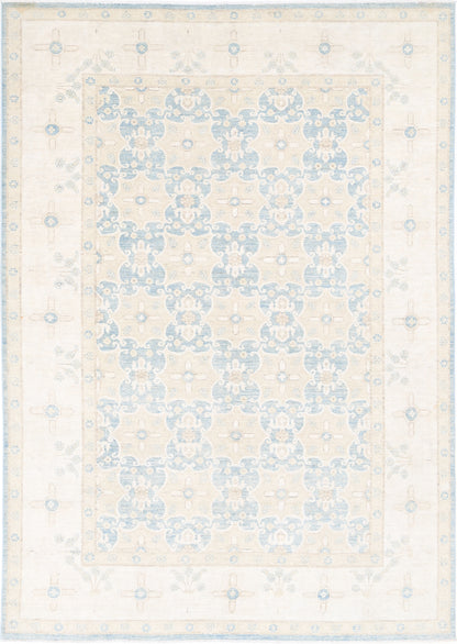 New Traditional Serenity Hand Knotted Wool Rug 6' 8" X 9' 5"