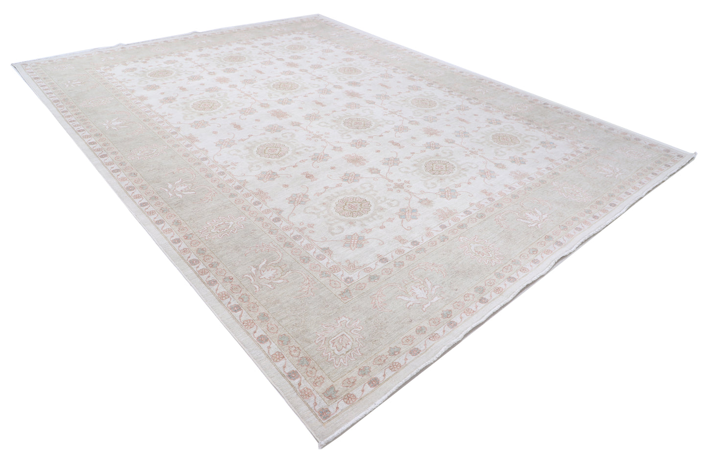 New Traditional Serenity Hand Knotted Wool Rug 9' 9" X 12' 10"