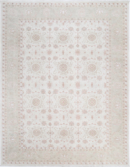 New Traditional Serenity Hand Knotted Wool Rug 9' 9" X 12' 10"