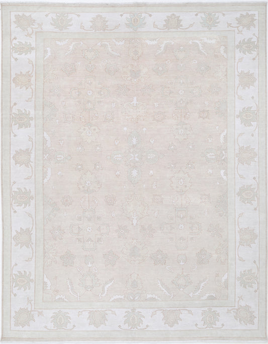 New Traditional Serenity Hand Knotted Wool Rug 8' 8" X 11' 2"