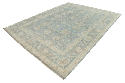 New Traditional Ziegler Hand Knotted Wool Rug - 7'11'' x 9'10'' 7' 11" x 9' 10" (241 x 300) / Ivory / Wool