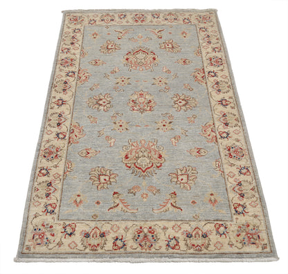 New Traditional Ziegler Hand Knotted Wool Rug - 2'11'' x 4'8'' 2' 11" x 4' 8" (89 x 142) / Blue / Wool